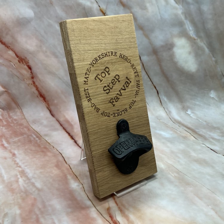 Wall Mountable Bottle Openers | Laser Etched | Various Designs