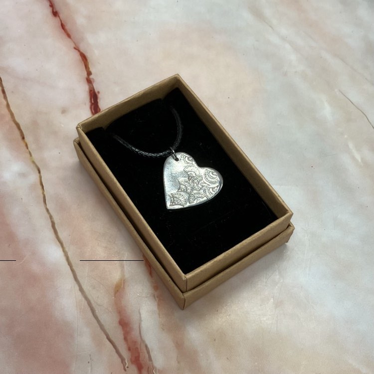 Heart Pendant Necklaces | Aluminium | 2 Designs