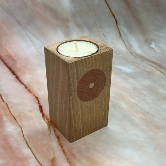 Wooden Tea Light | Preloved Oak