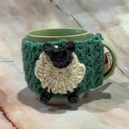 Crochet Sheep Mug Hugs | 5 Colours