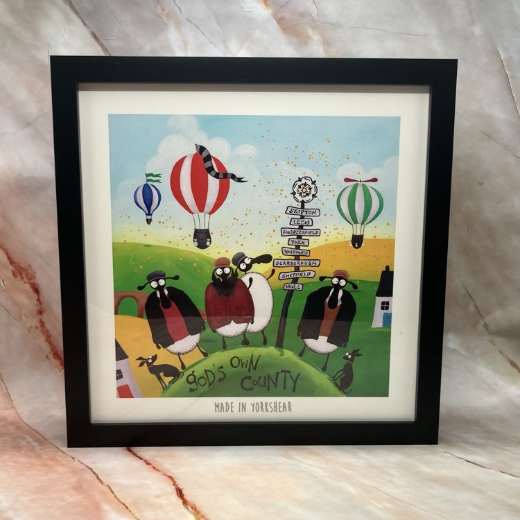 Whimsical Sheep Art | Framed Prints