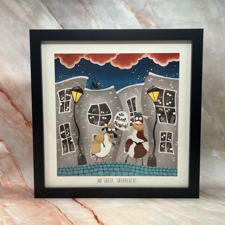 Whimsical Sheep Art | Framed Prints