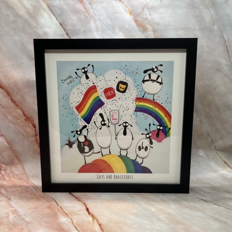 Whimsical Sheep Art | Framed Prints