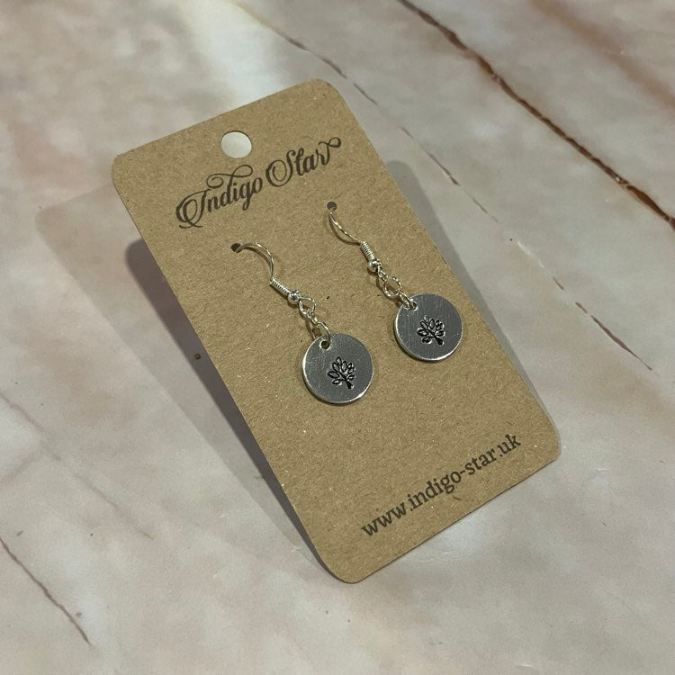 Hand-Stamped Aluminium Earrings | Various Designs