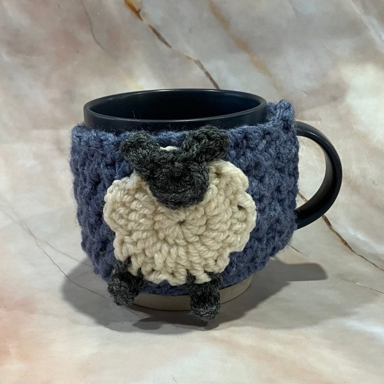 Crochet Sheep Mug Hugs | 5 Colours