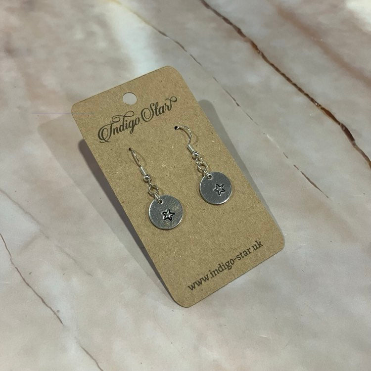 Hand-Stamped Aluminium Earrings | Various Designs