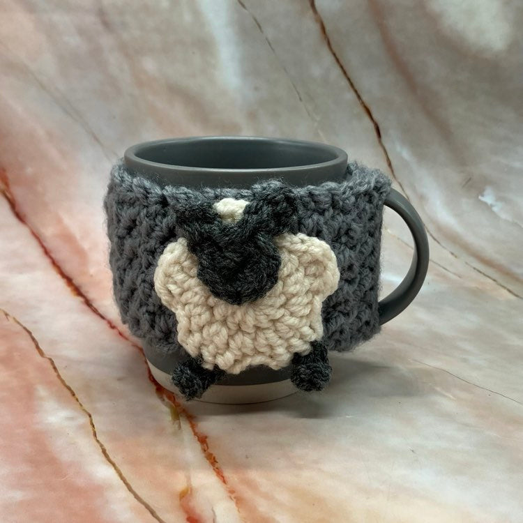 Crochet Sheep Mug Hugs | 5 Colours