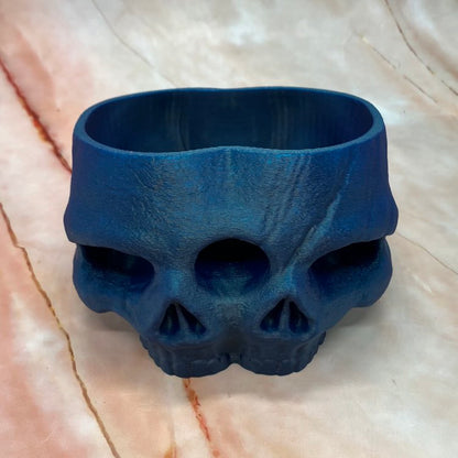 3D Printed Skull Plant Pots | Various Colours