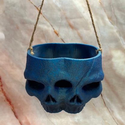 3D Printed Skull Plant Pots | Various Colours