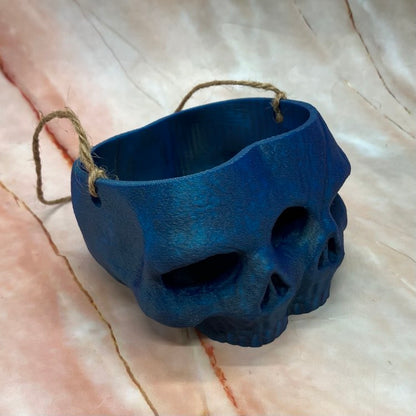 3D Printed Skull Plant Pots | Various Colours