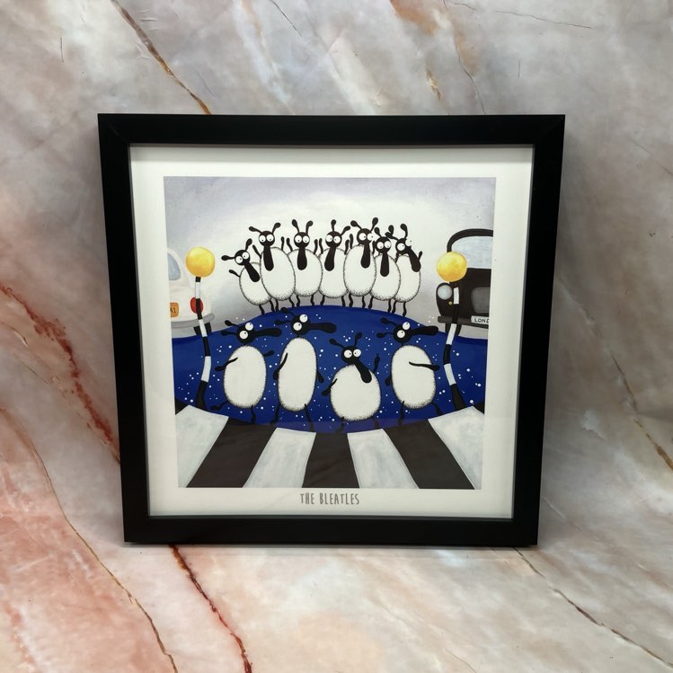 Whimsical Sheep Art | Framed Prints