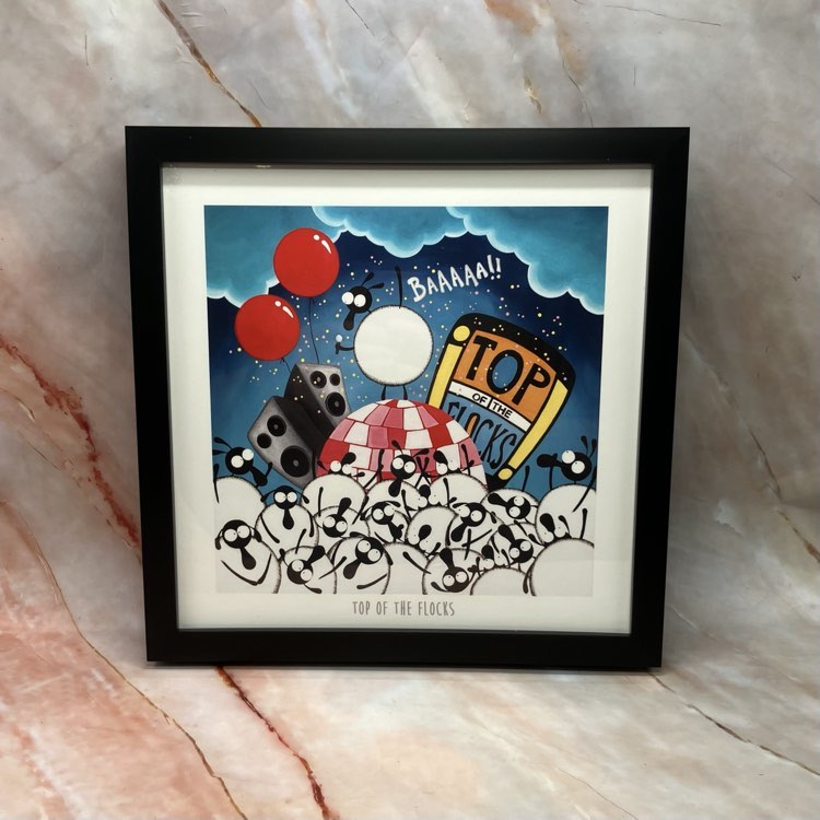 Whimsical Sheep Art | Framed Prints