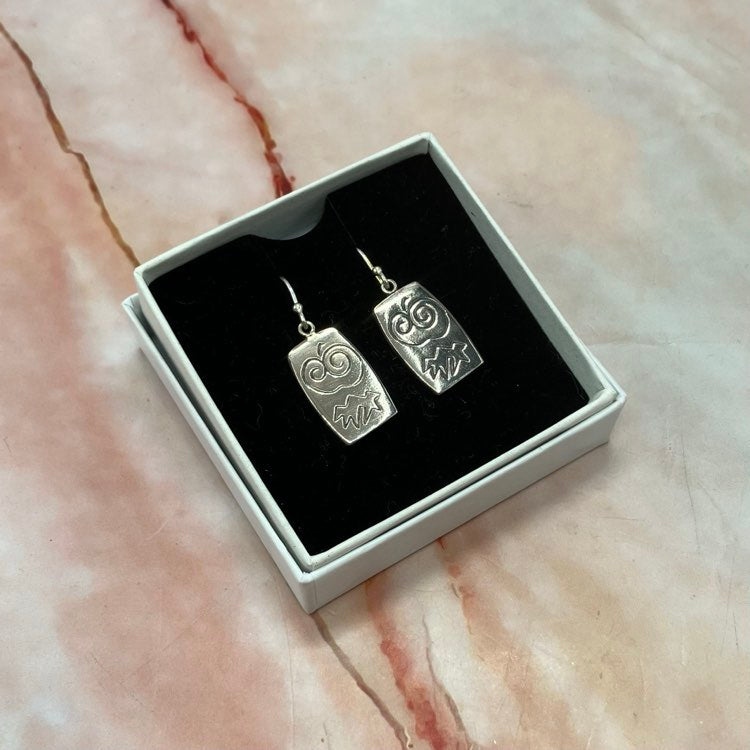 Vintage Fork and Spoon Earrings with Sterling Silver Hooks | Silver & Silver Plated