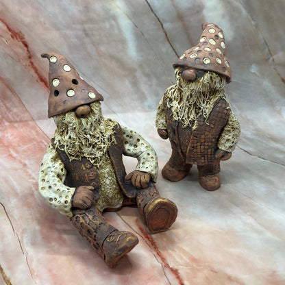 Ceramic Garden Gnomes | 2 Designs