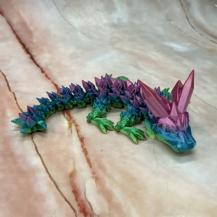 3D Printed Crystal Dragons & Eggs  | 2 Sizes | Various Colours