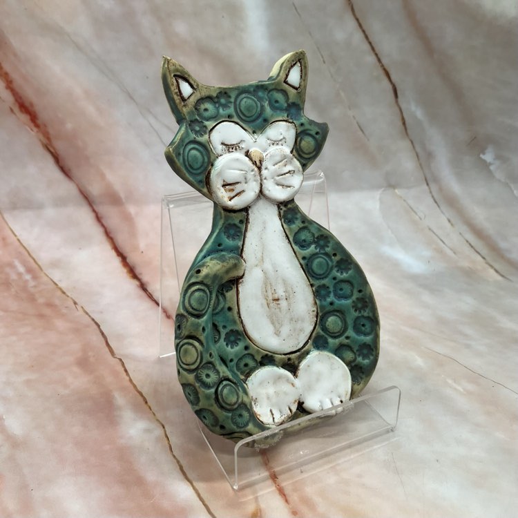 Ceramic Cat Spoon Rests | Various Colours