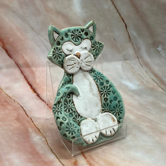 Ceramic Cat Spoon Rests | Various Colours