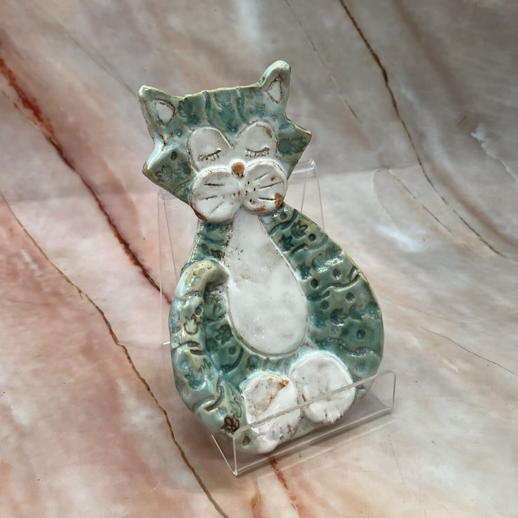 Ceramic Cat Spoon Rests | Various Colours