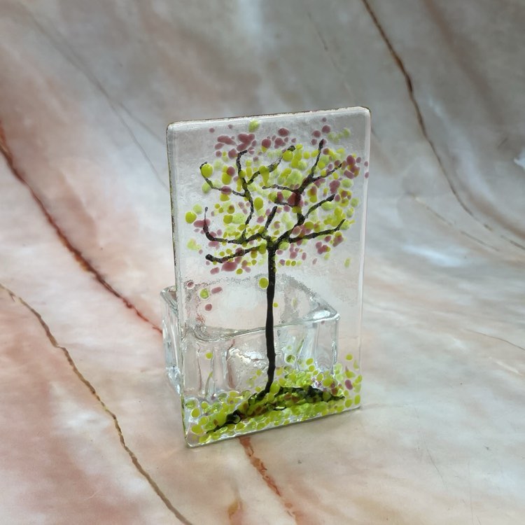 Tree Tealight Holders | Fused Glass | 2 Designs