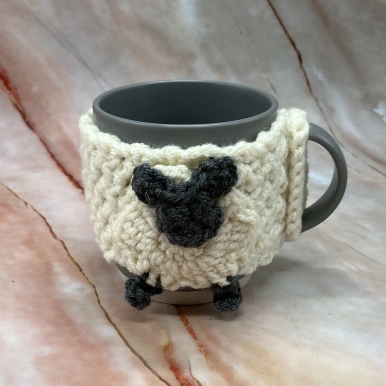 Crochet Sheep Mug Hugs | Various Designs