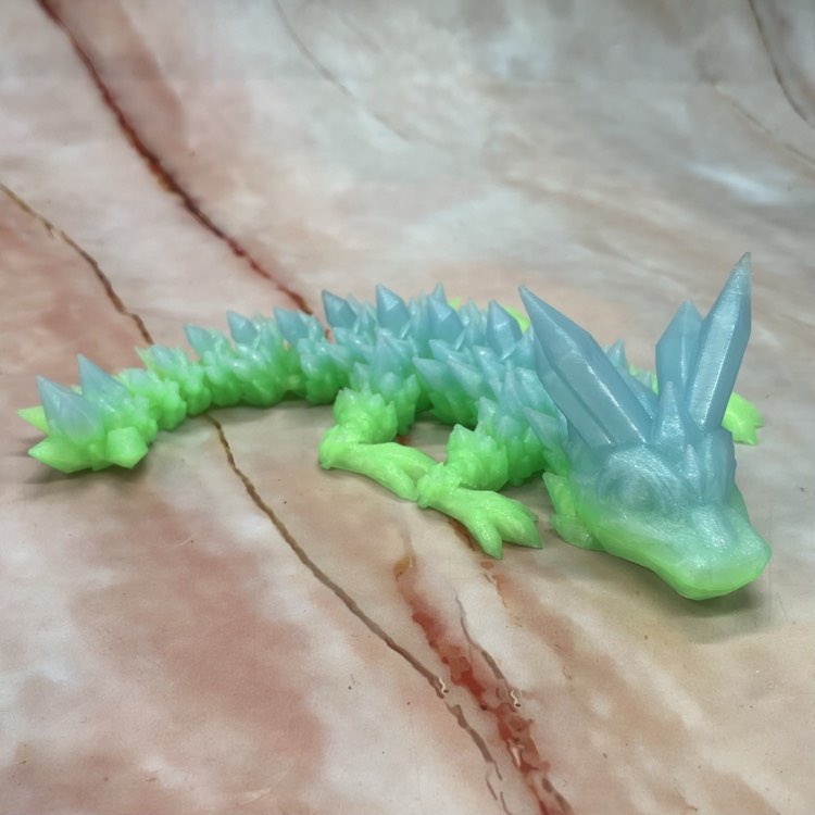 3D Printed Crystal Dragons & Eggs  | 2 Sizes | Various Colours