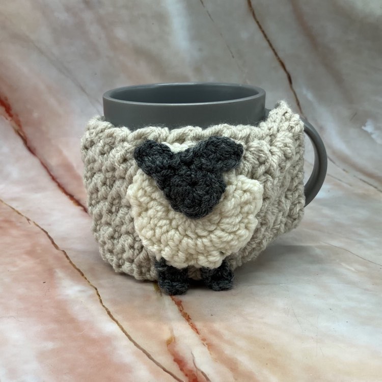 Crochet Sheep Mug Hugs | Various Designs