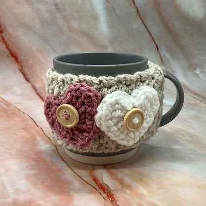 Crochet Heart Mug Hugs | Various Designs