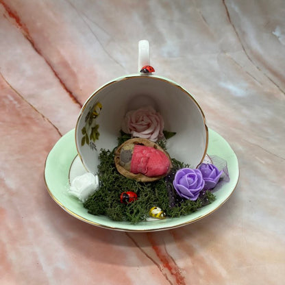 Decorative Teacup Gardens | Upcycled Teacups