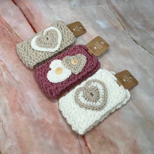 Crochet Heart Mug Hugs | Various Designs