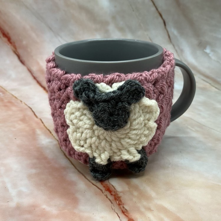 Crochet Sheep Mug Hugs | Various Designs