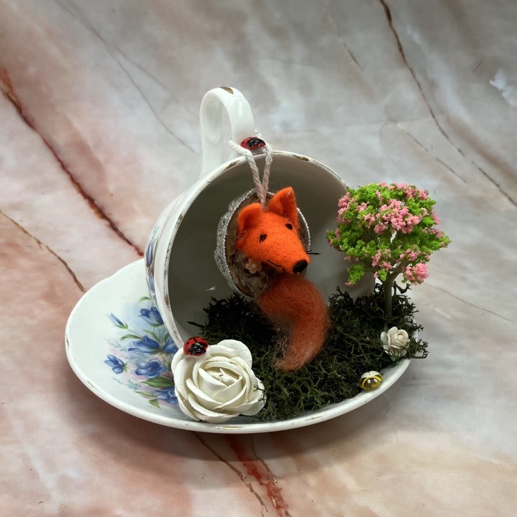 Decorative Teacup Gardens | Upcycled Teacups