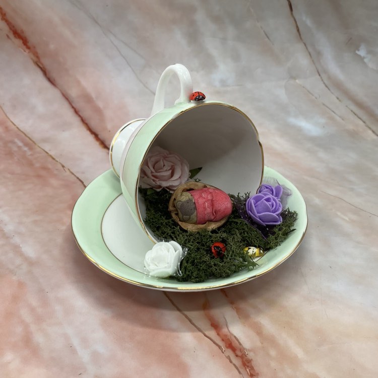 Decorative Teacup Gardens | Upcycled Teacups