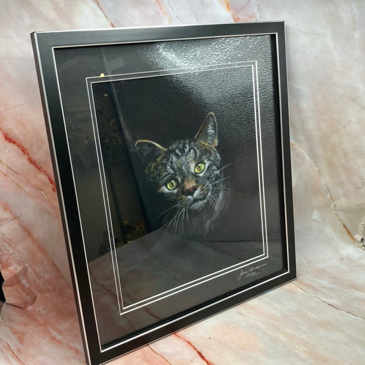 A Purr-Fect Pose| Original Pastel Painting