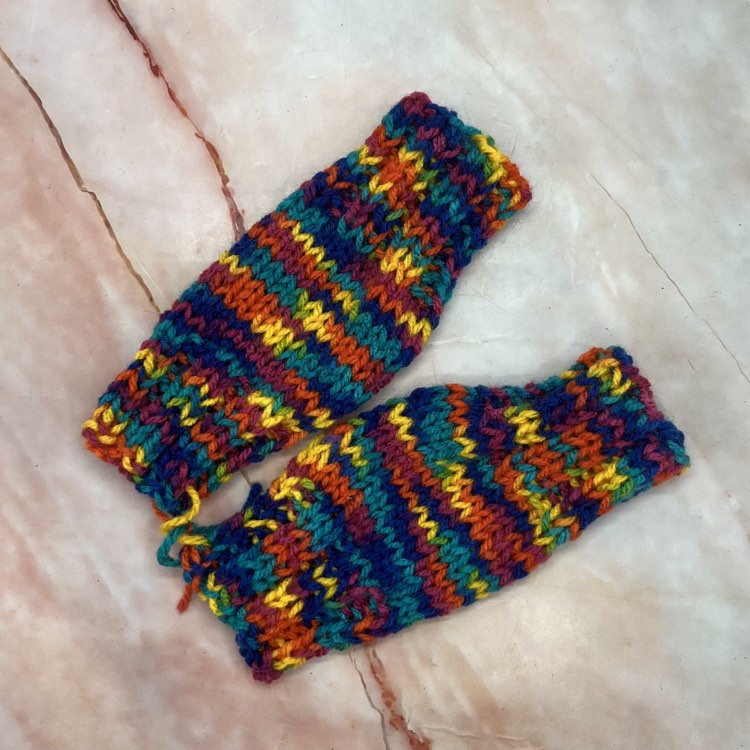 Handmade Acrylic Wool Childrens Wrist Warmers | Various Colours & Sizes