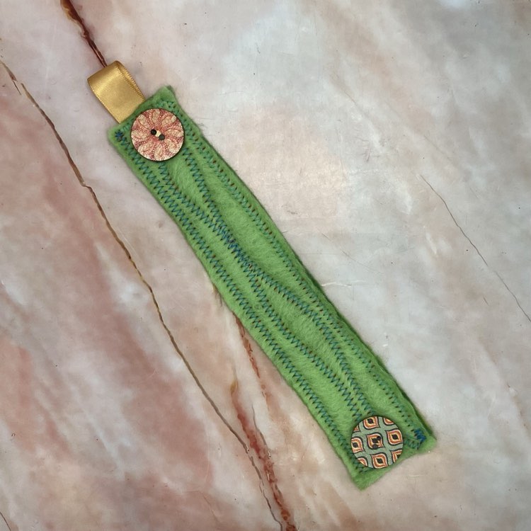 Handmade Wet Needle Felted Bookmarks | Various Colours