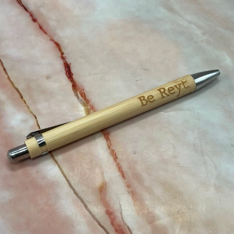 Bamboo Yorkshire Quote Pens | Laser Etched | 2 Designs