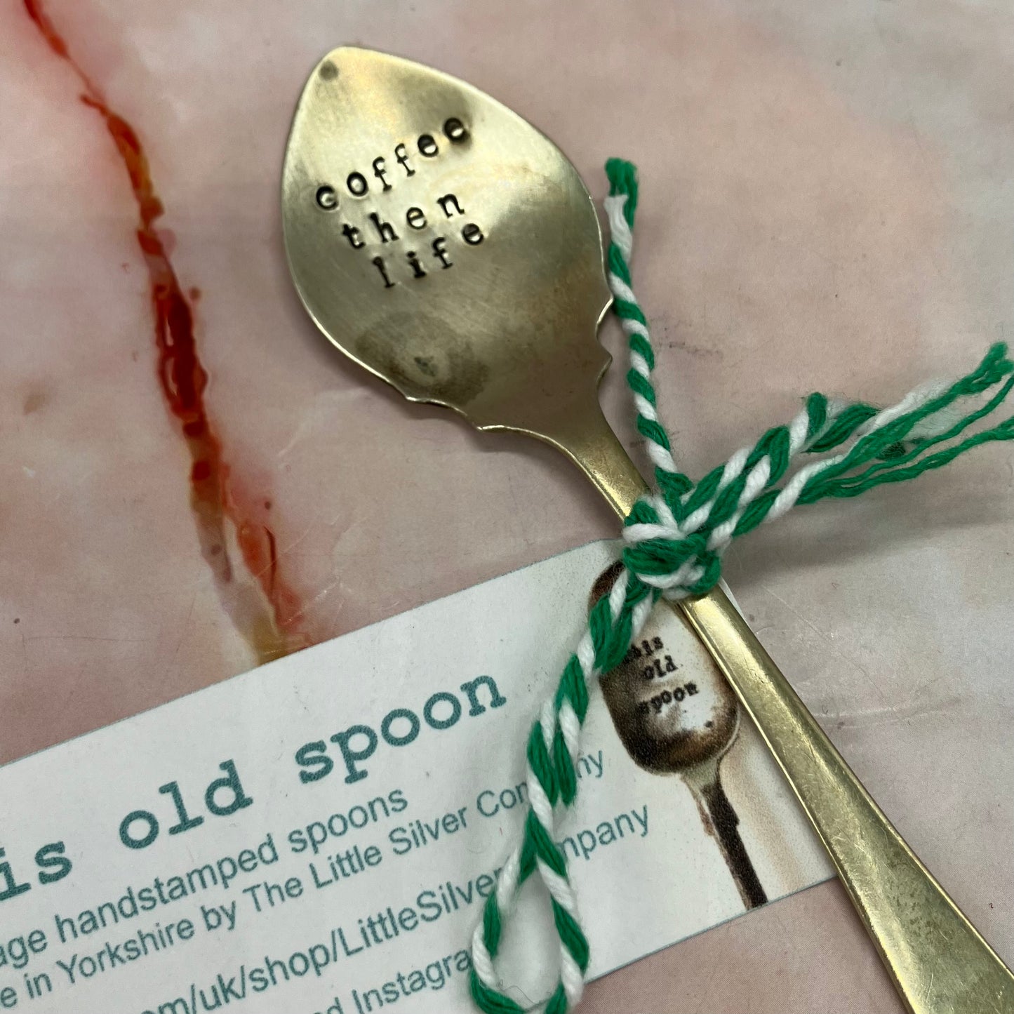 Vintage Hand Stamped Cutlery | Silver Plated | Tea / Coffee Break Collection