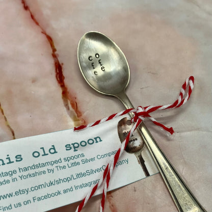 Vintage Hand Stamped Cutlery | Silver Plated | Tea / Coffee Break Collection