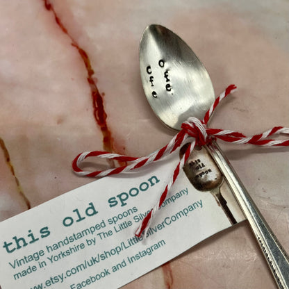 Vintage Hand Stamped Cutlery | Silver Plated | Tea / Coffee Break Collection