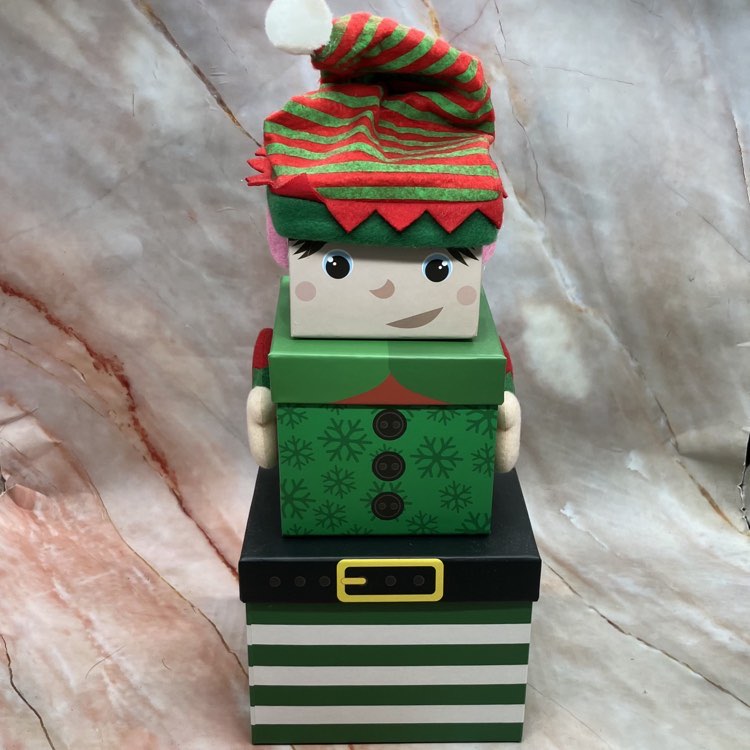 Christmas Set of 3 Stacking Boxes | Various Designs