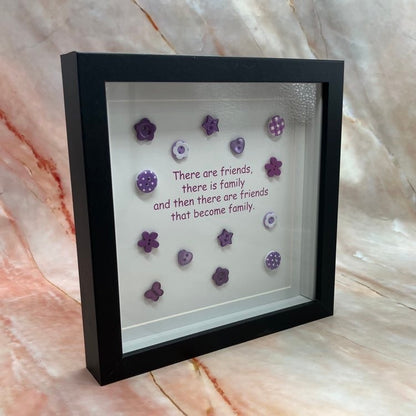 Handmade Sentimental Button Quote Pictures | Various Designs